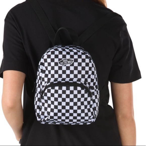 vans mini backpack checkered